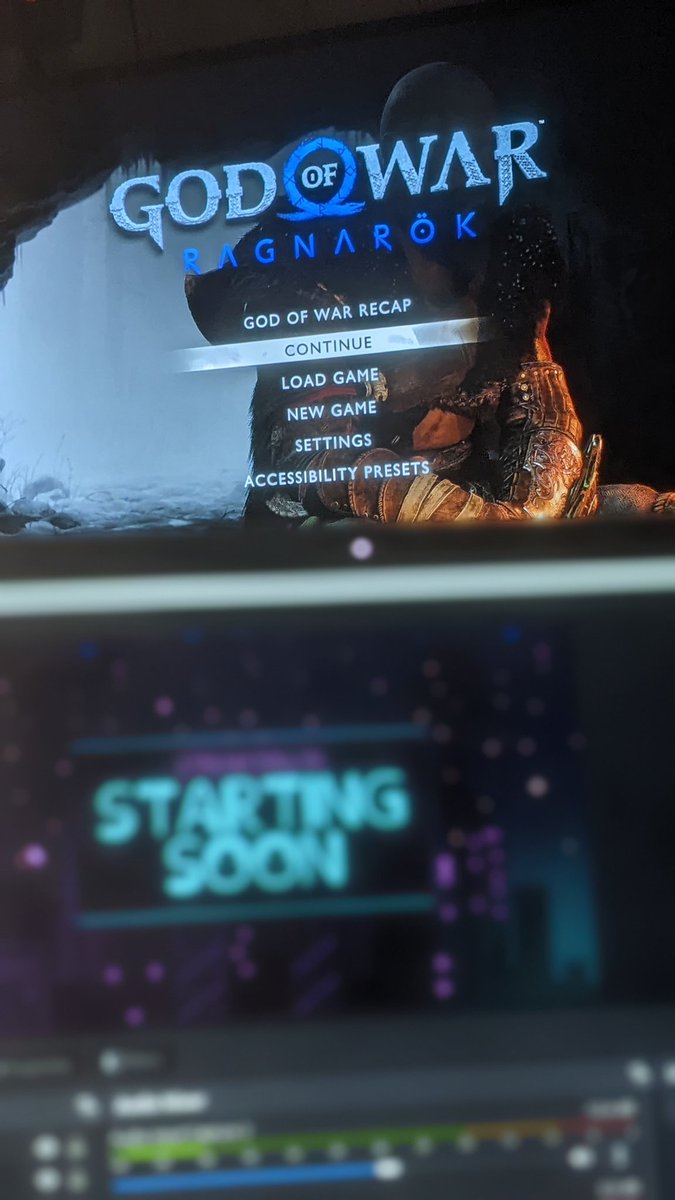 edgar_m89's tweet photo. #Kratos and #arteus going to kick start #GodofWarRagnarok to screw over Odin and Thor will they succeed join in and find out come hang out! https://t.co/0SyucDMyp8
#twitchaffiliate
#twitchstreamer
#SmallStreamersConnect
#smallstreamer
#SupportSmallStreamers https://t.co/8x9KlIjlGh