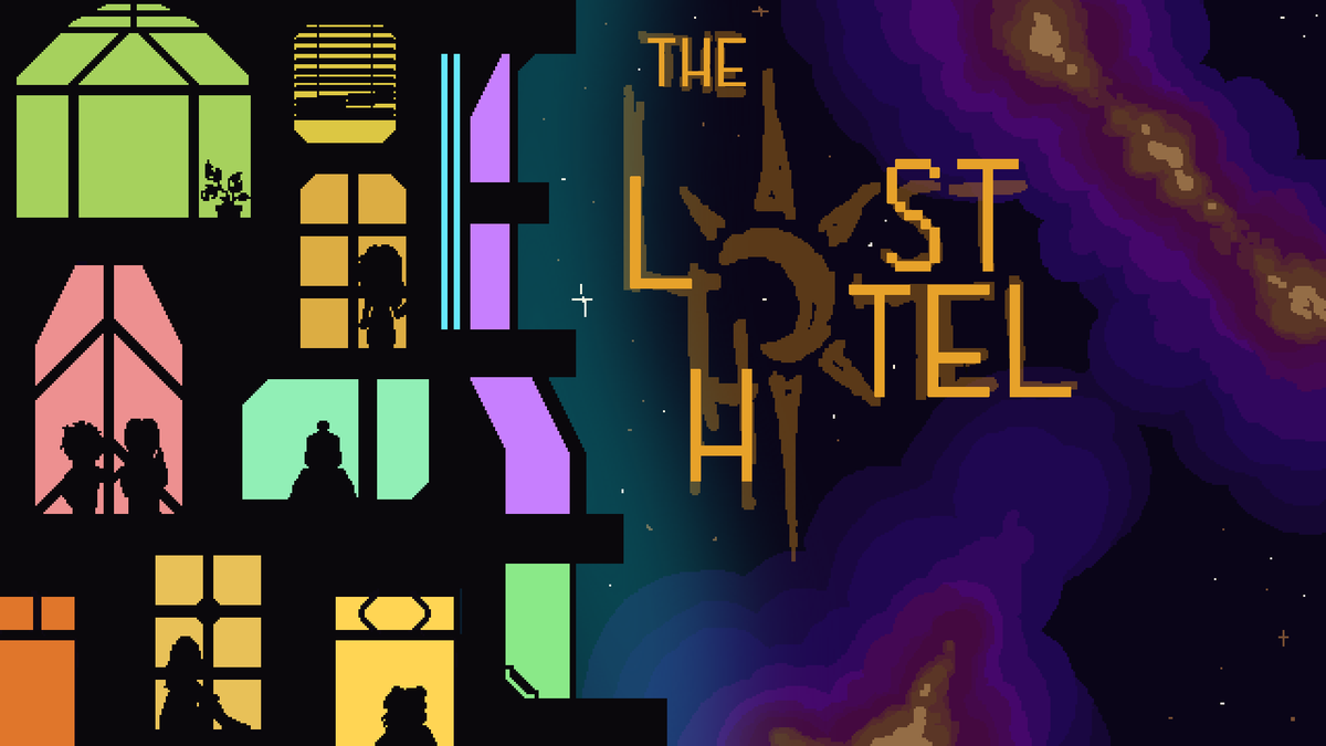 pixlerin's tweet photo. Working on a start screen concept. #losthotel #pixelart #retrogames #startscreen https://t.co/3yqtdYvs7E