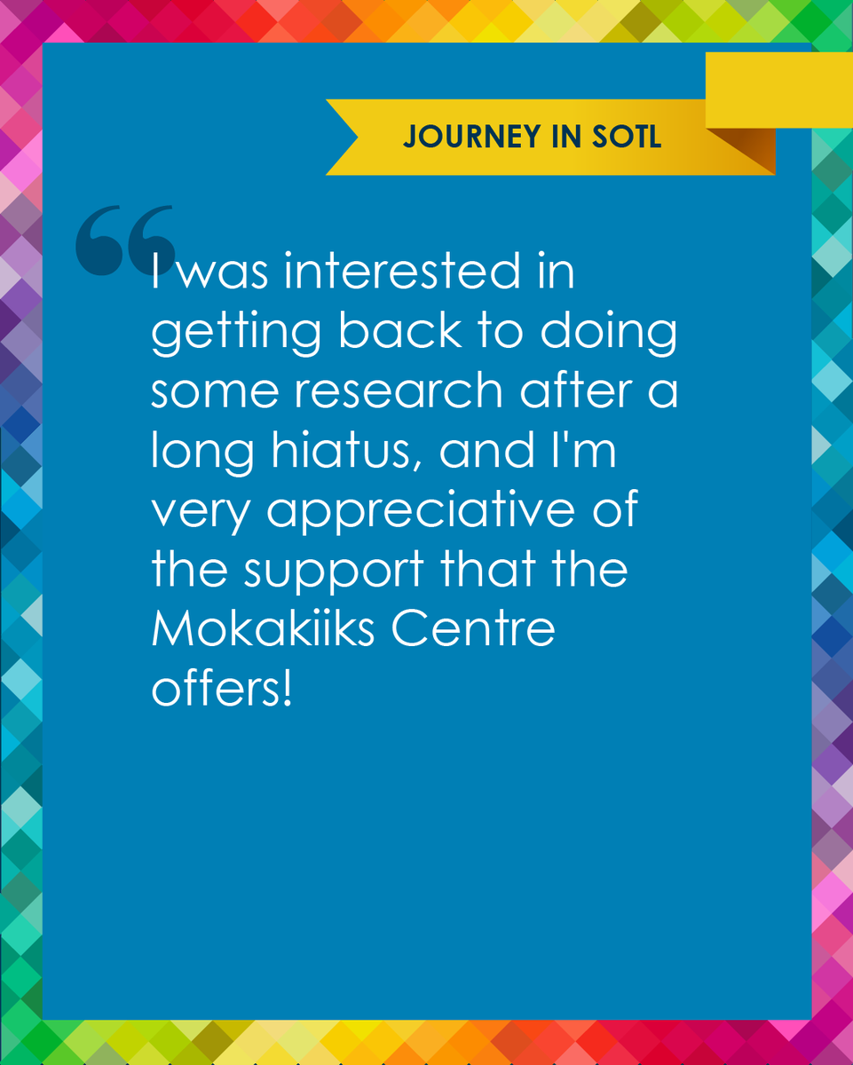 **SoTL Spotlight**: Astrid Heidenreich, SoTL Researcher, Faculty of Health, Community and Education, Education.

Instagram: @heidenreichastrid

<a href="/SAMRUBuzz/">Students' Association of Mount Royal University</a> @mountroyal4u <a href="/MRUFaculty/">MRU Faculty Association</a> @mru_adc