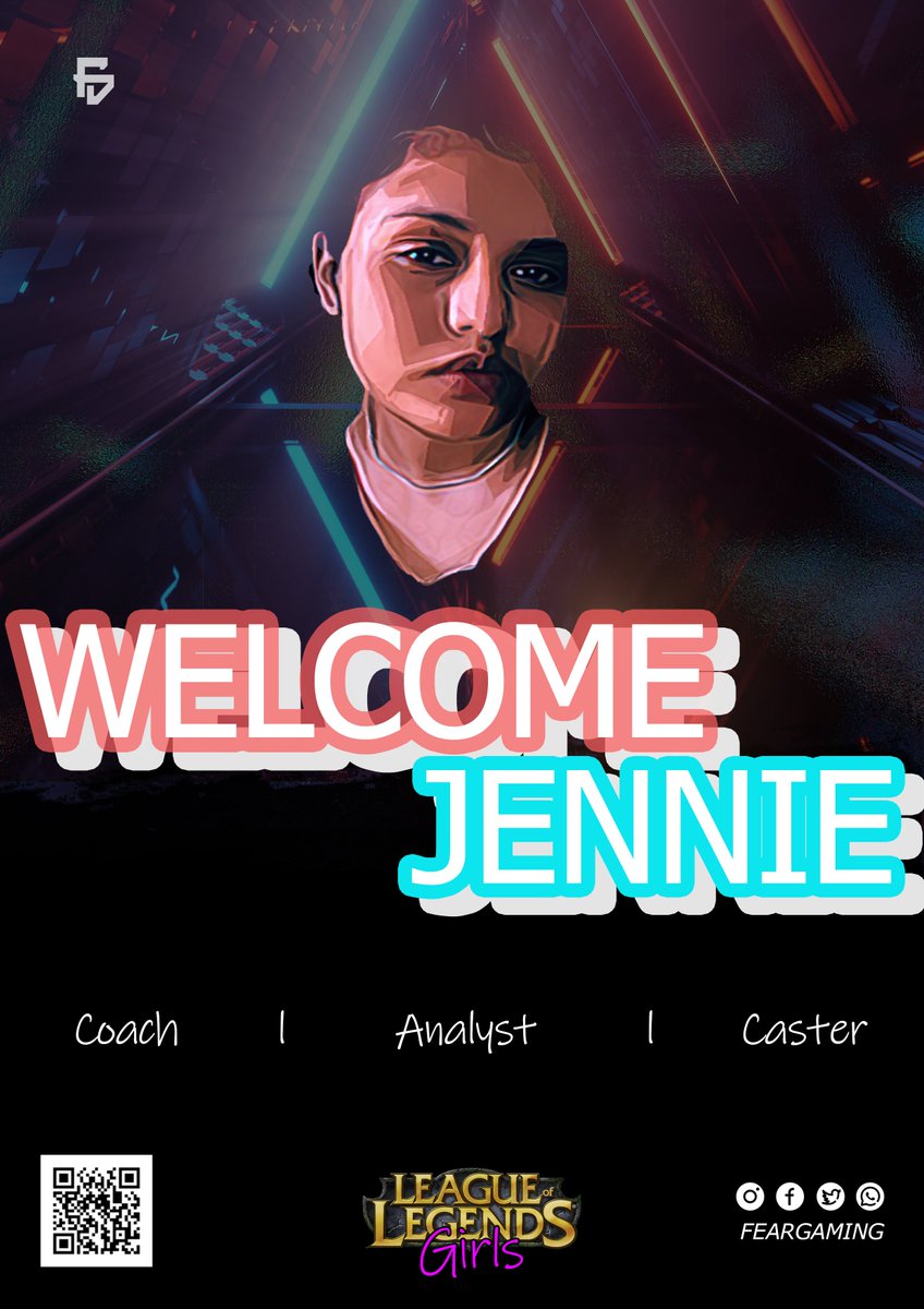 FearGaming_e's tweet photo. Caster de E-Sports no @RevelahCasters e @empoligaoficial além de Bióloga e Escritora ela também já foi Analista em diversas Organizações e hoje ela é nossa Coach da Lane Feminina de League of Legends.
Bem-vinda a Fear Gaming @ruinedjennie ❤️😊
#LeagueOfLegends #GoFear #Girls https://t.co/J7WuVWSwd6