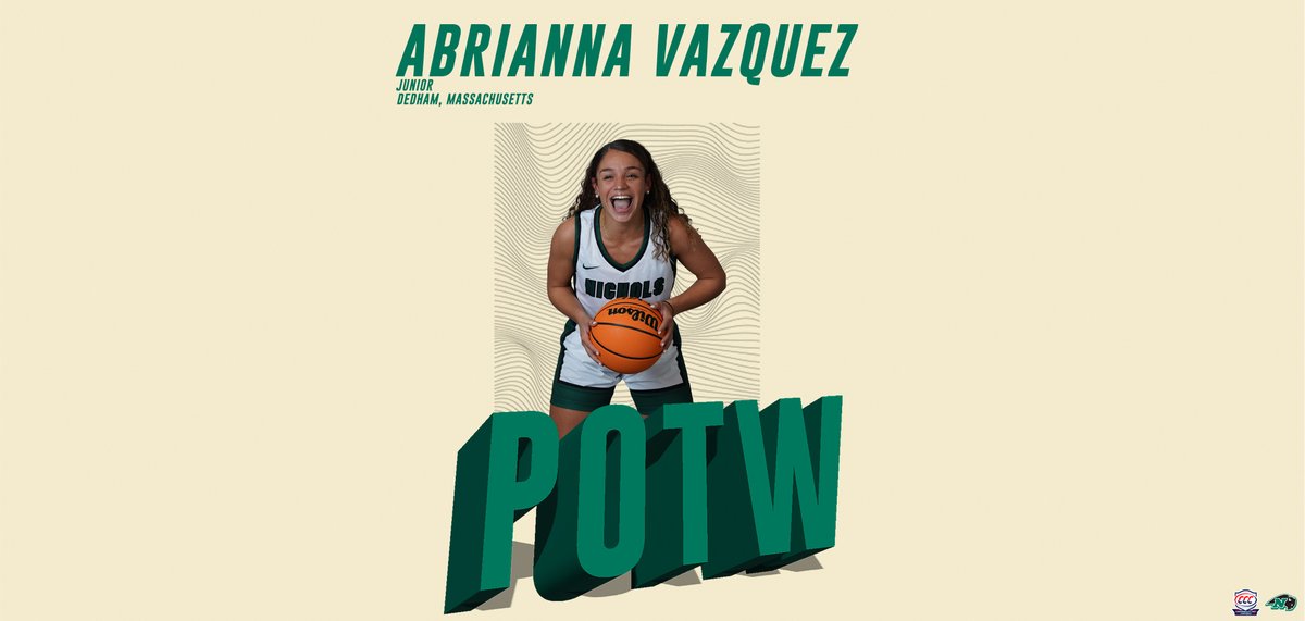 RELEASE ➡️ Vazquez Tabbed CCC Player of the Week

🗞️ bit.ly/3VwlLaQ | #BisonPride #d3hoops
