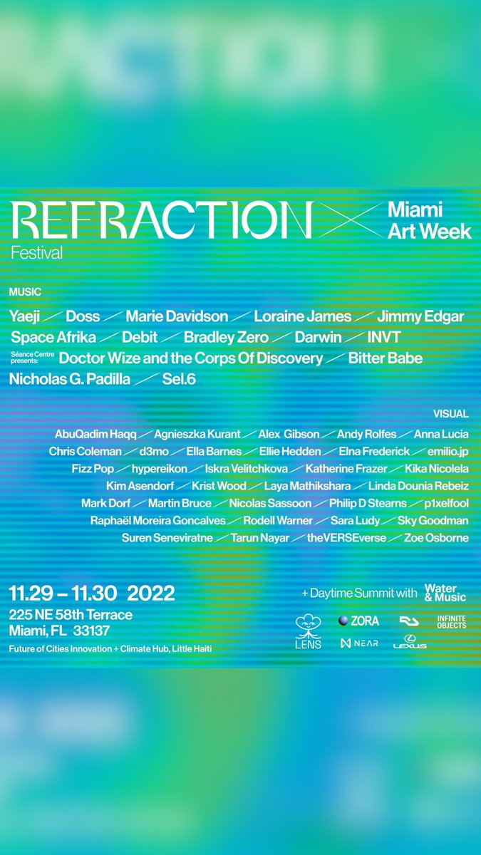 Excited to be back in Miami for the big week! Miami Art Week and Art basel are here + @focities is launching Miami’s very first climate-forward, community-focused center, the Future of Cities Climate+ Innovation Hub in Little Haiti.
