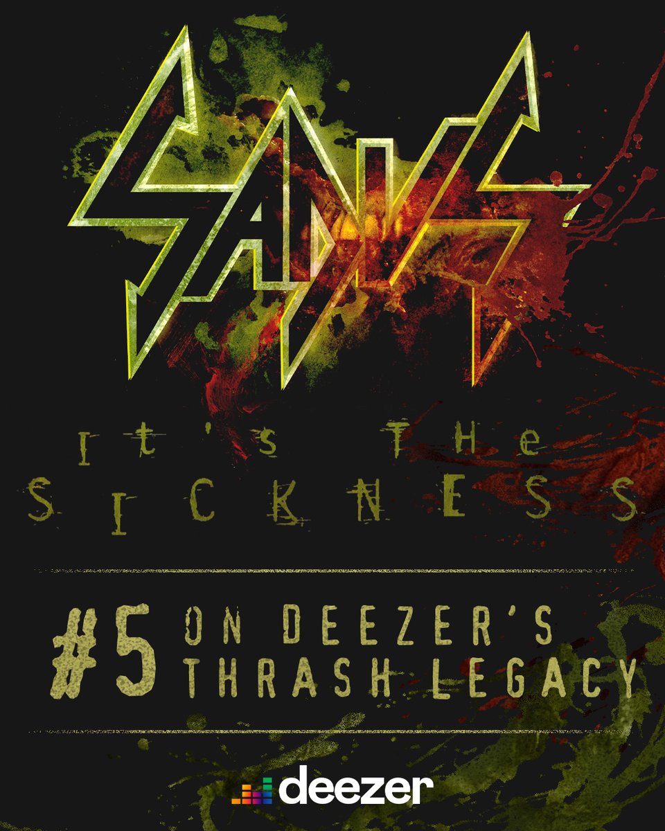 A huge thank you to <a href="/Deezer/">Deezer</a> for featuring "It's The Sickness" on the Thrash Legacy Playlist! Check out the playlist here: nblast.de/DeezerThrashLe… 🤘