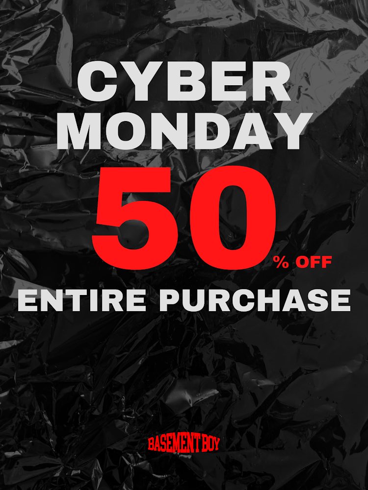CYBER MONDAY SALE🔔

50 PERCENT OFF ENTIRE SITE

6 HOURS LEFT

thebbshop.org