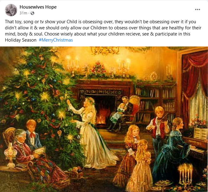 HousewivesHope's tweet photo. I hope everyone has a very #MerryChristmas this year🎄 https://t.co/Y9IsN04ubW