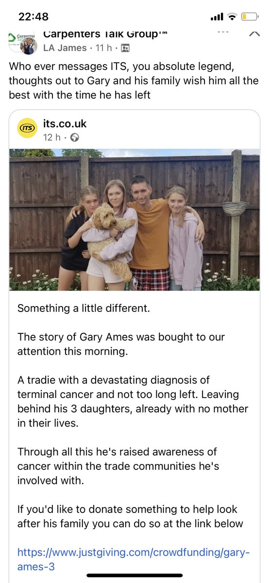 ⁦<a href="/MrNickKnowles/">Nick Knowles</a>⁩ being someone who relies on readies do a deed and spread the word.