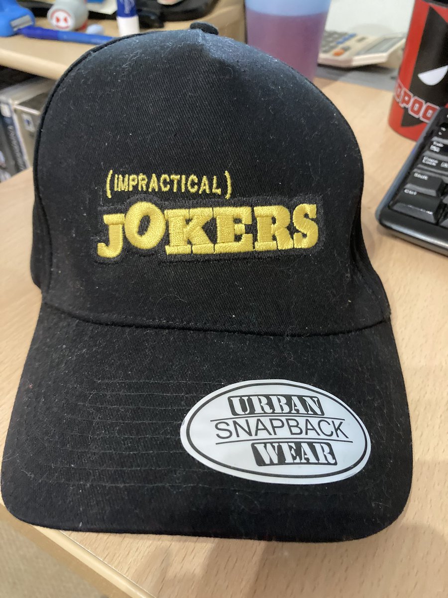 CodswallopPod's tweet photo. Any #ImpracticalJokers fans want to buy this hat & tote bag? Comment below. Will ship globally. #Tenderloins #IJ #DriveDriveDrive @BQQuinn @SalVulcano @jamessmurray #IJMerch PERFECT Christmas gift for an IJ fan. https://t.co/SVOyGIwzbI