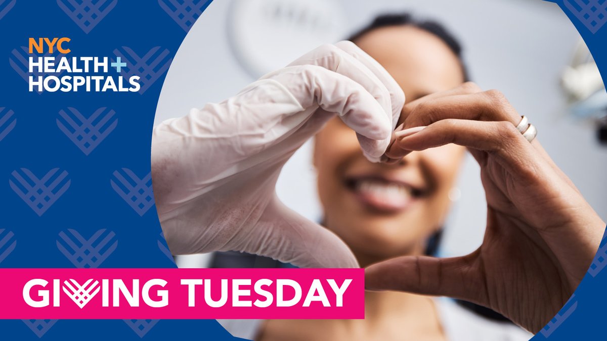 #GivingTuesday is tomorrow! We hope you will show up for your fellow New Yorkers by investing in your local <a href="/NYCHealthSystem/">NYC Health + Hospitals</a> hospitals and those who need access to quality care. Make a donation today: ow.ly/ZcR7104gEYK
