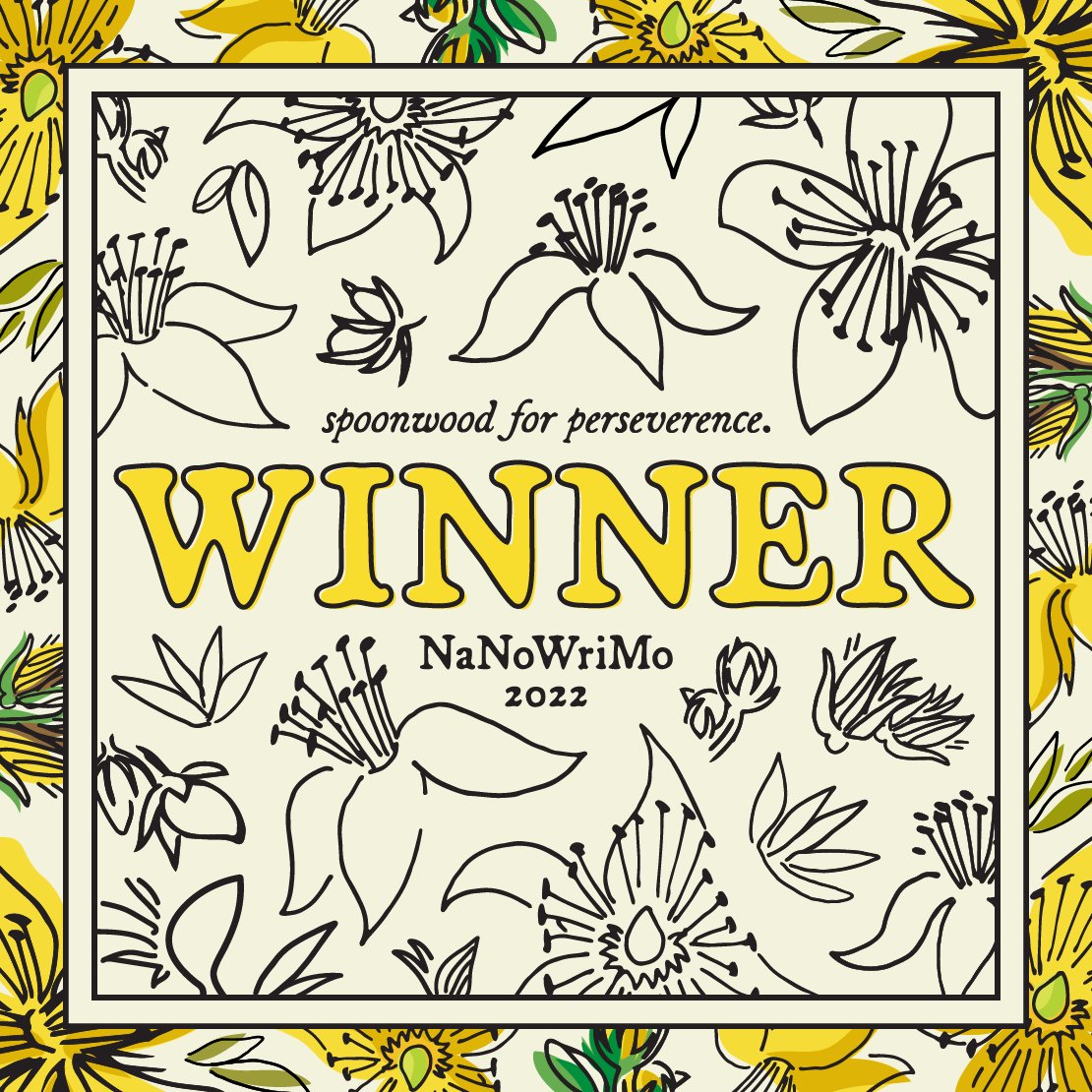 Sleep deprived and drank way too much coffee, but this year's Nanowrimo (National Novel Writing Month)  challenge is done. My book hit 50,292 words as of today. Lord knows how many more words until it's finalized ☺️