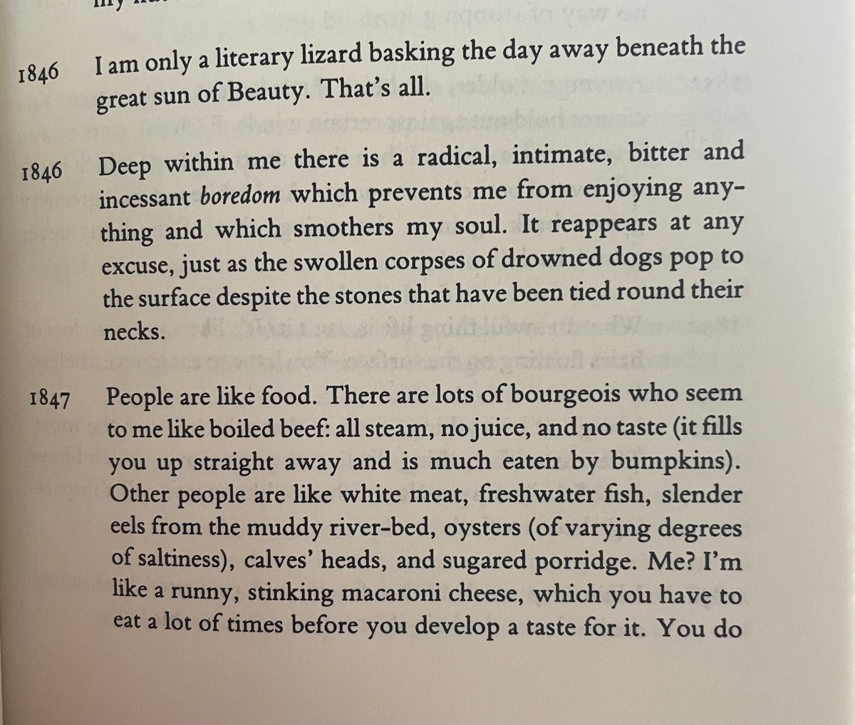 some great dating app bio ideas in flaubert’s letters if anyone needs one