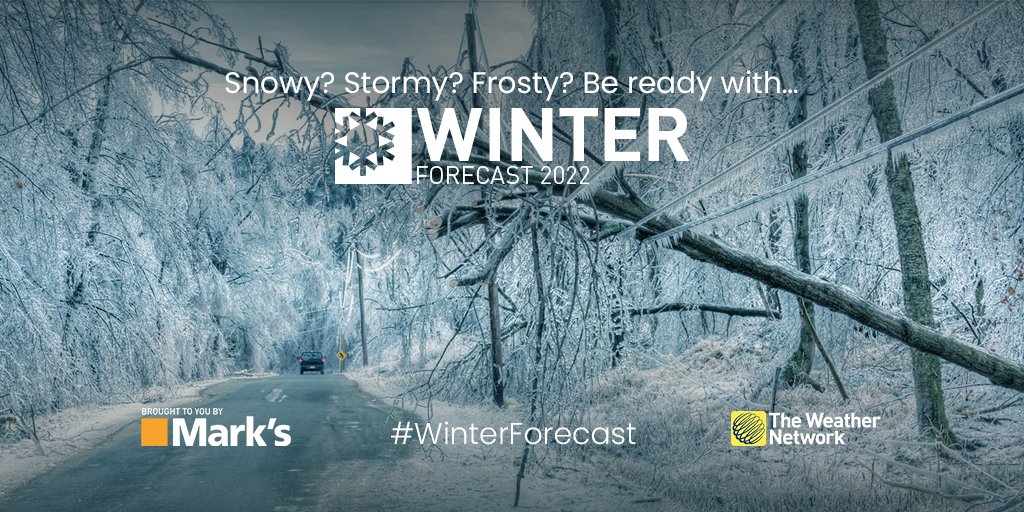 weathernetwork's tweet photo. Spread the word, Canada! ❄️⛄ Our 2023 #WinterForecast drops TOMORROW, Tuesday November 29!
What are your plans for the upcoming season? @MarksCanada #AllThingsSimple https://t.co/ByQ2pKh9EH