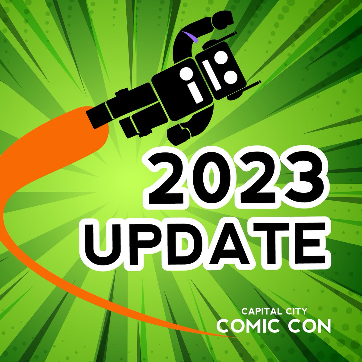 Thank you again for an amazing 2022 event and patiently waiting for us to announce new dates. Capital City Comic Con will be taking a break in 2023. We will miss seeing everyone next year and really appreciate everyone's support with this fantastic non-profit event. #capcitycomic
