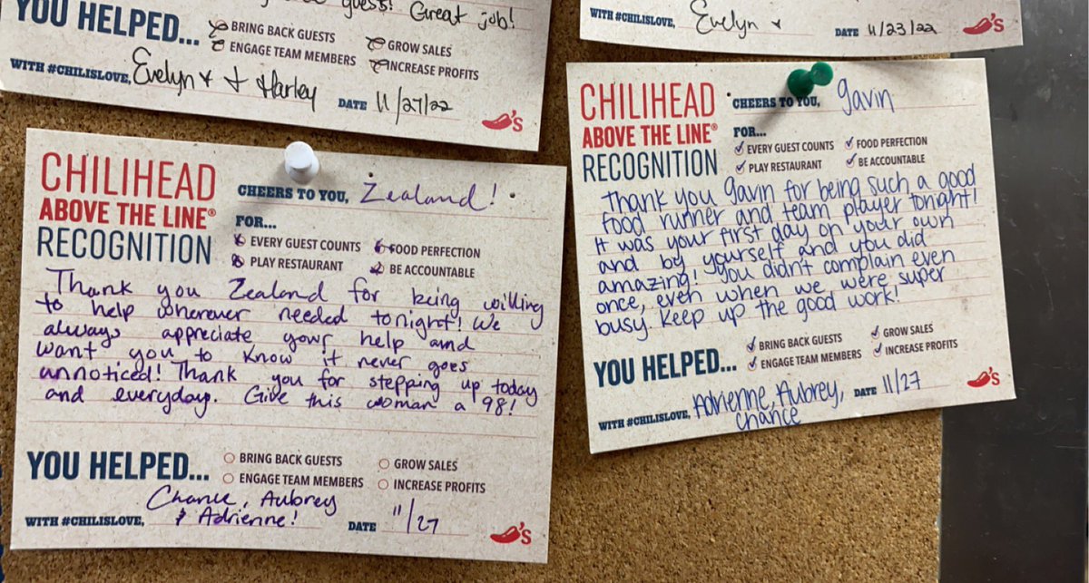 CapeChilis1621's tweet photo. Best thing to see is other Team Members giving out ATLs!! Amazing job our TMs Zealand and Gavin! Awesome work guys! #culturematters #chilis #reversemullet https://t.co/M31RpPAS5l