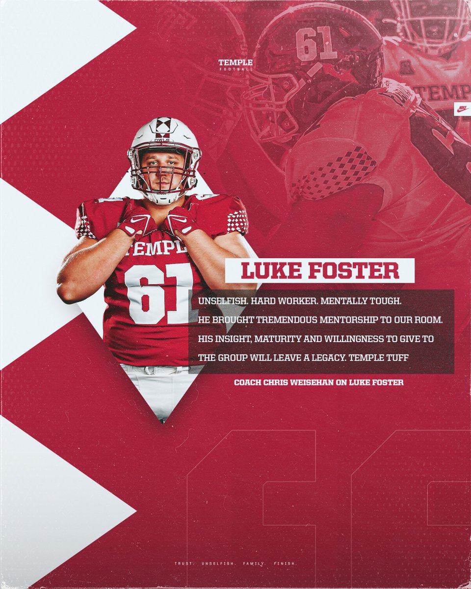 Temple_FB's tweet photo. Senior Spotlight: Offense
@BabyBoozer84 
@luke1foster 
@TPergine
  
#TempleTUFF https://t.co/ZtjduZAN2i