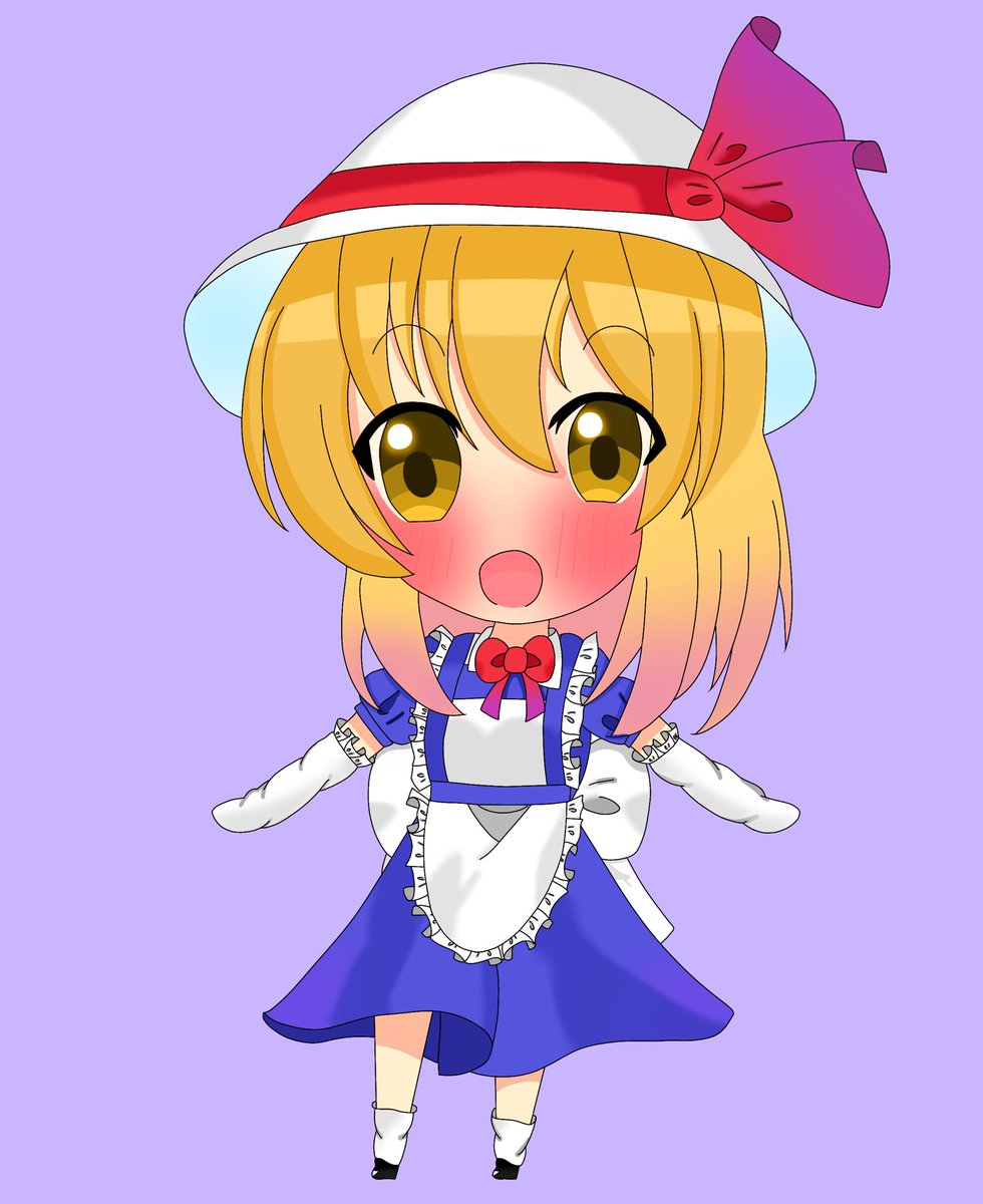 カナ・アナベラル描きました！
#東方Project #カナ・アナベラル #東方イラスト #東方絵描きさんと繋がりたい #絵柄が好みっていう人にフォローされたい