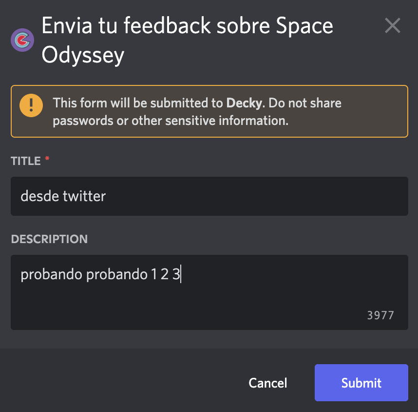 chiguireland's tweet photo. Ahora desde desde Discord todos nuestros Holders podrán crear tarjetas y dejar feedback sobre los proyectos en desarrollo.
Desde el canal #codecks con el comando /so podrás dejar tu comentario sobre el juego Alpha #SpaceOdyssey y visualizar el tablero https://t.co/SRvCm4udip https://t.co/ddlnxagYV3