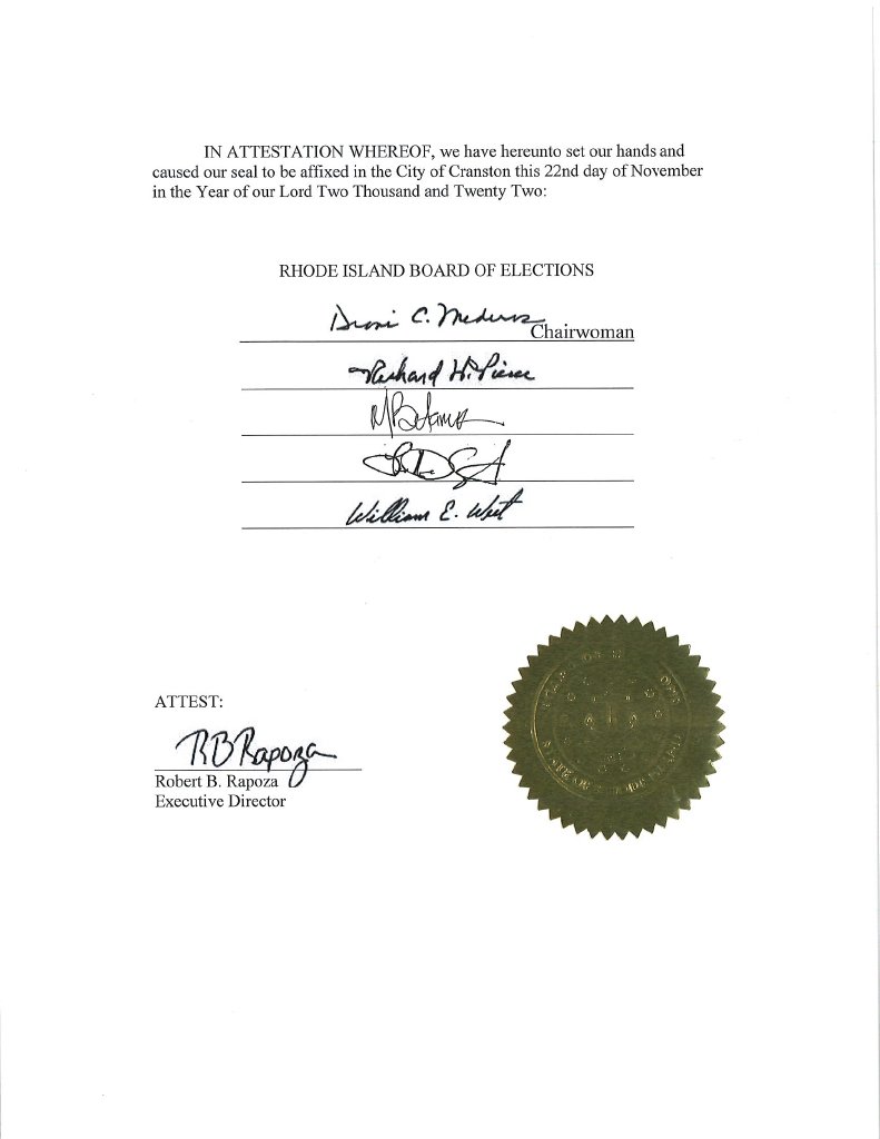 RI Board of Elections on Twitter "On November 22nd, the RI Board of