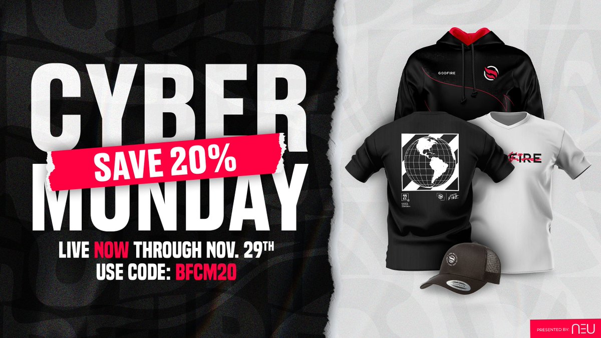 GodfireGG's tweet photo. Hoodie season is in full swing. 🥶

✅ CODE: BFCM20
✅ SAVE: 20% OFF

🛒 : https://t.co/a9RRONdter

#CyberMonday | #IgniteTheFire https://t.co/oiOCNb2UA5