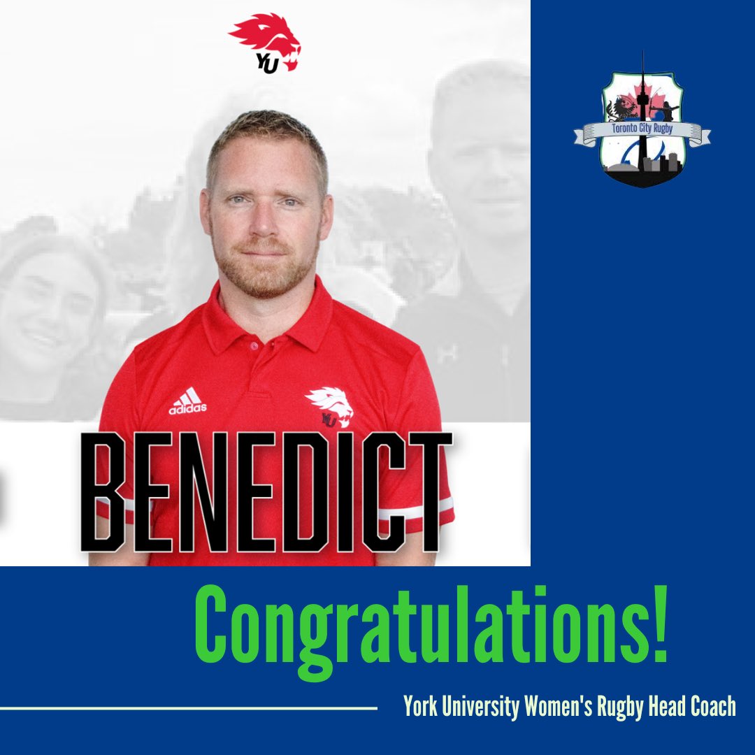 TOcityrugby's tweet photo. 📣 Exciting News! 📣

We are excited to congratulate our coach Damien who was hired as the Head Coach of York University Women’s Rugby in August. We can’t wait to see all he accomplishes at York! 🎉

#rugby #tocityrugby #ontariorugby  #torontocityrugby #rugbylife #rugbylove https://t.co/Xc25a5mhSG