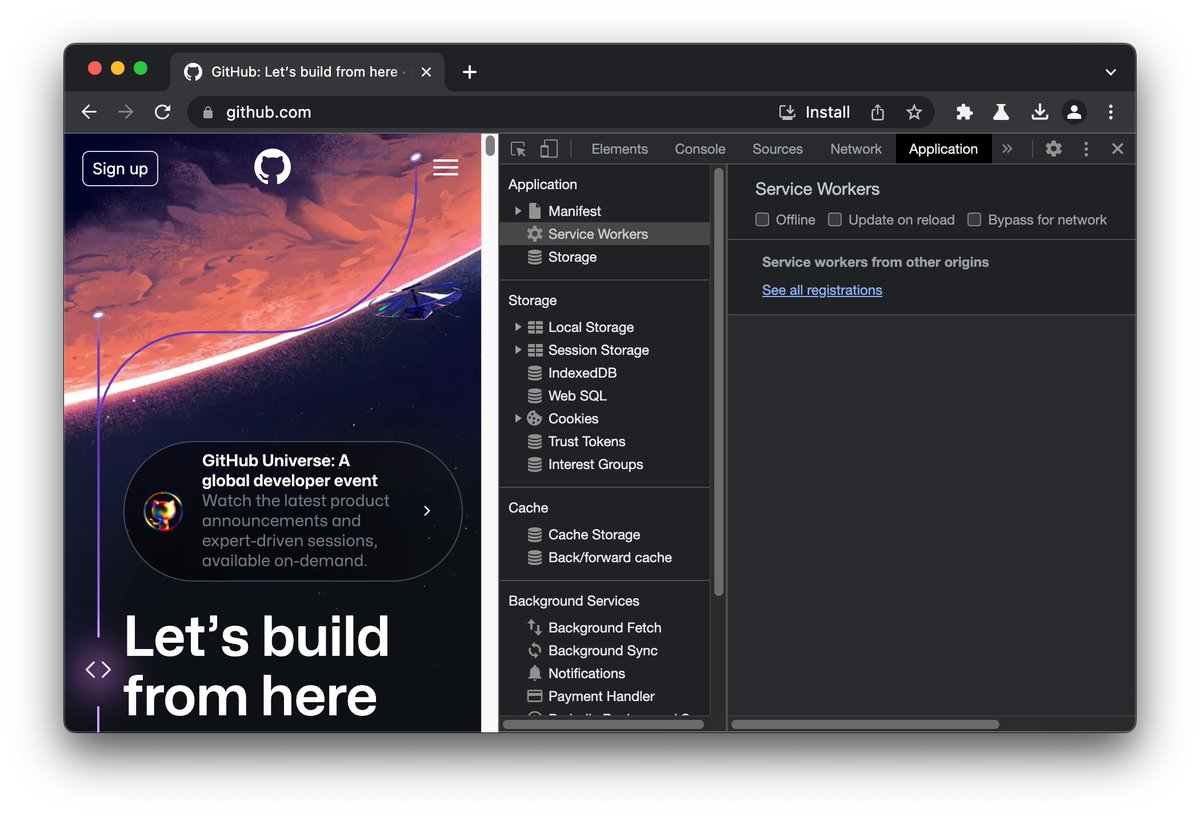 alexey_rodionov's tweet photo. Just discovered that a service worker is no longer required for PWAs to be installable/promotable in Chromium Nightly and Chrome Canary. π€
#PWA #ProgressiveWebApps #Installability #UX #UserExperience #DX #DeveloperExperience https://t.co/YEkOQLgNHQ