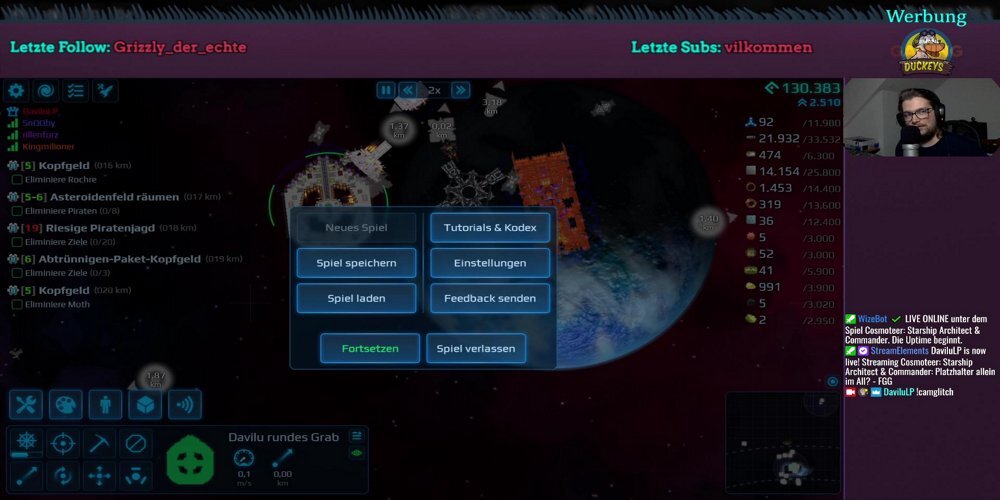DaviluLP's tweet photo. Ich bin gerade Live mit Cosmoteer: Starship Architect &amp; Commander auf Twitch. Seid dabei. #twitch #live https://t.co/f5c5sXhtEl https://t.co/um3bWJsJlq