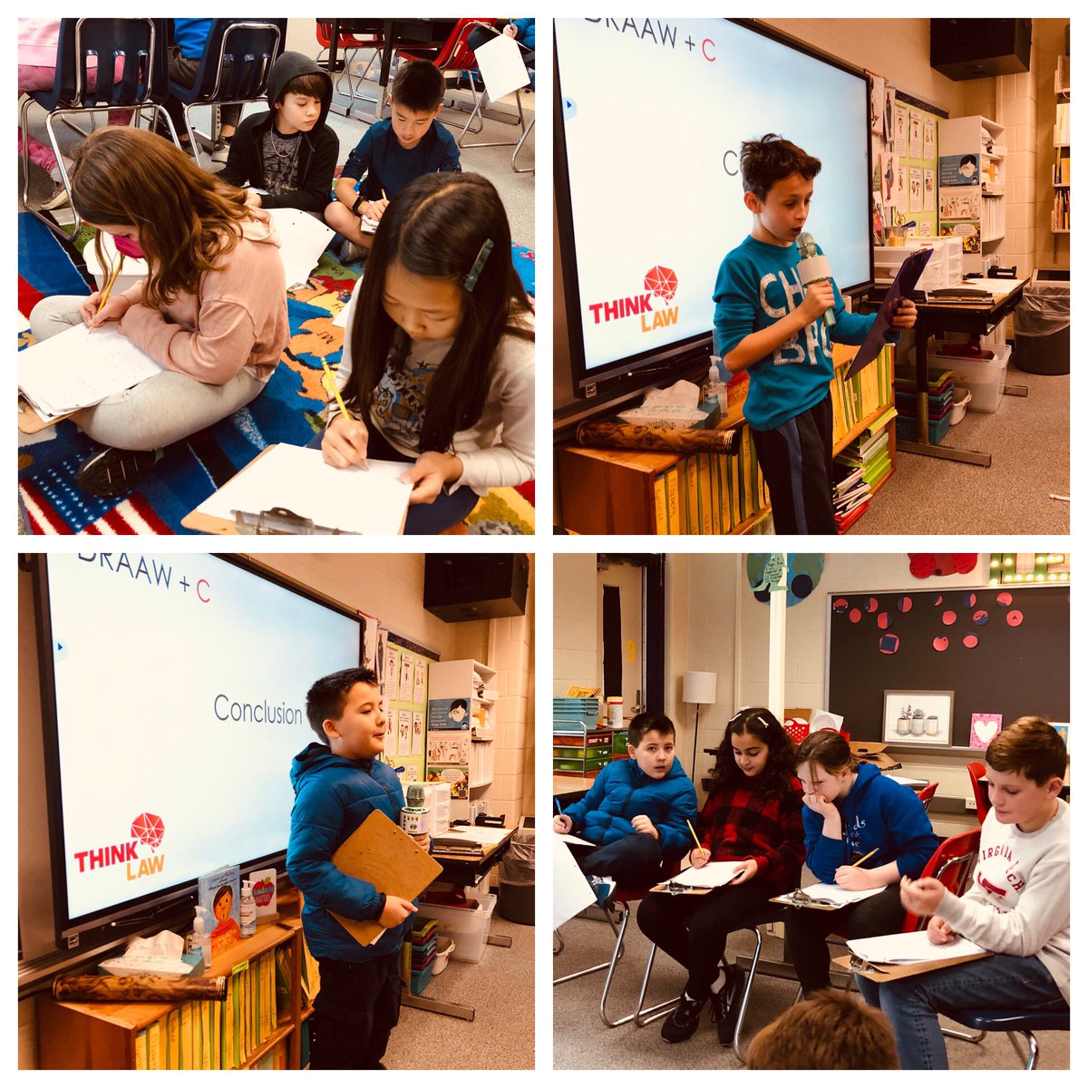 iLEADers <a href="/KESkangaroos/">Kipps Elementary</a> love to think like a lawyer with the ThinkLaw series. Students learn about real cases, consider arguments on both sides, &amp; write persuasive paragraphs explaining what they believe the verdict should be. <a href="/MCPS_VA_Gifted/">MCPS_VA Gifted</a>