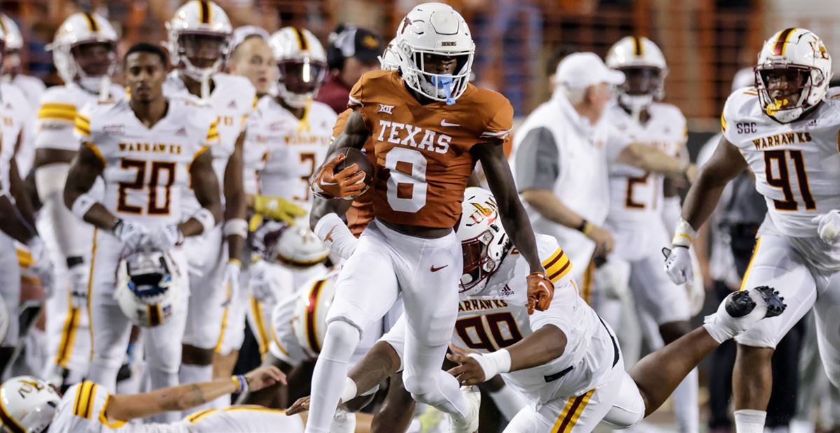 Horns247's tweet photo. Steve Sarkisian addresses whether sophomore WR Xavier Worthy is happy at #Texas. https://t.co/MvJPdJ8Tiy https://t.co/jqO1M3xXn8
