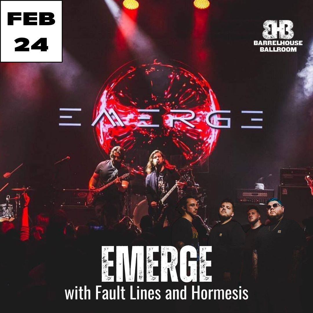 BHB_Chattanooga's tweet photo. Just Announced! 🚨 
@emerge_music with support from @fltlns and @hormesisband
FEB 24 | Tickets On Sale Now

🎫 https://t.co/W4zyUzcHEt https://t.co/a3rMg7QVrw