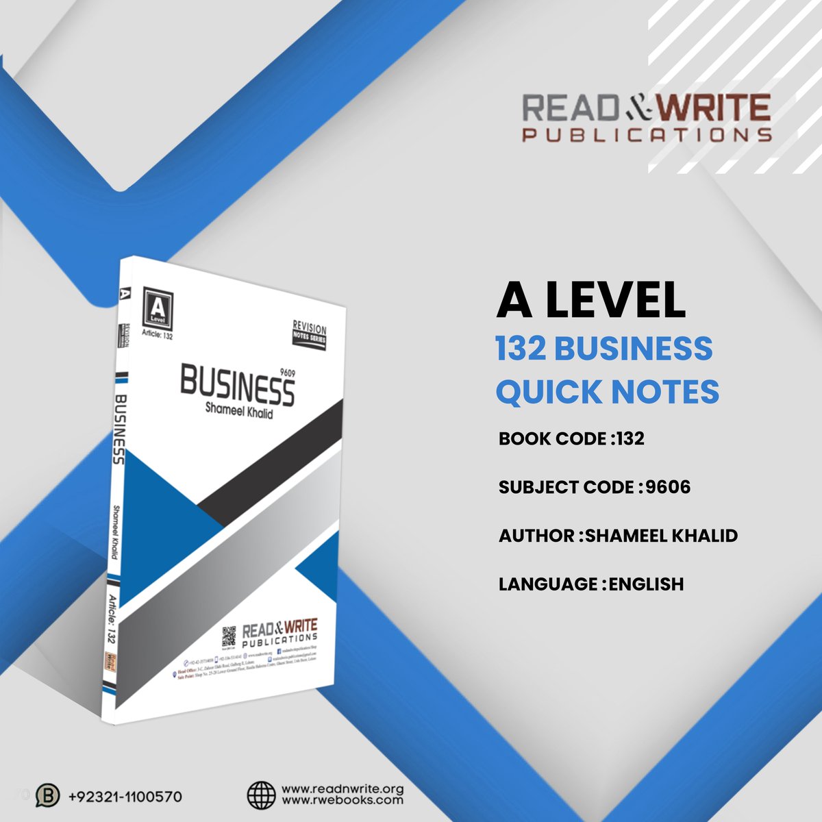 readandwritepub's tweet image. Up to date A Level Business Notes by Shameel Khalid. 

Get Now: readnwrite.org

#Alevel #AlevelBusiness #AlevelNotes #BusinessNotes #caienotes #ReadandWrite #Readandwritepublications