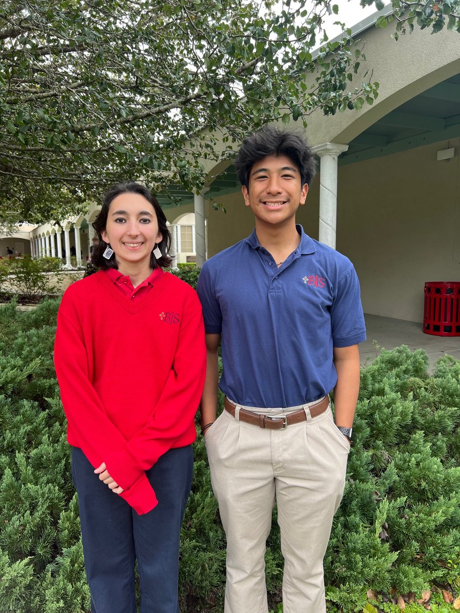 Congrats to seniors, Maya Jokisch and Dylann Legaspi, who were recently recognized as National Merit Scholarship Program - Commended Students! #thesnyderway #snyderpride #nationalmerit #smartkids #classof2023 #catholicschoolstrong