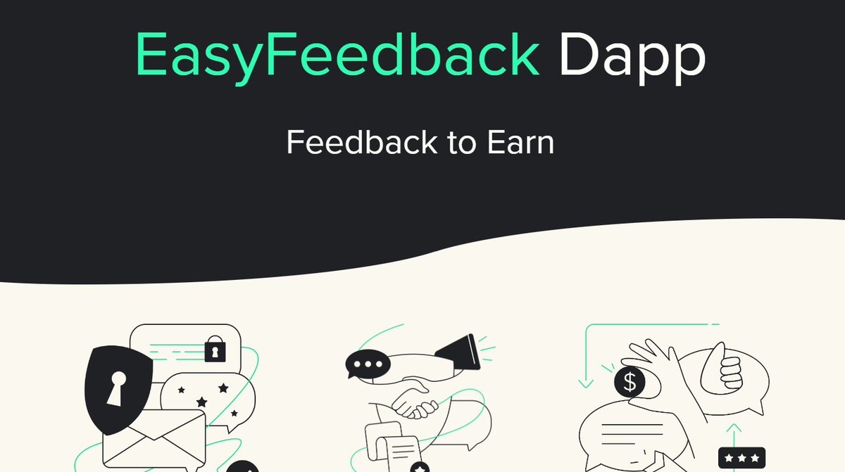 🗣️ Feedback to Earn Dapp &amp; Protocol Update

🖥️ As we approach its Mainnet release, we want to show you some Sneak Peaks of the Dapp, share with you the obstacles we have faced and introduce you the protocol basics.

👇You can read about it here: 
business.easyfeedback.com/en/feedback-to…
