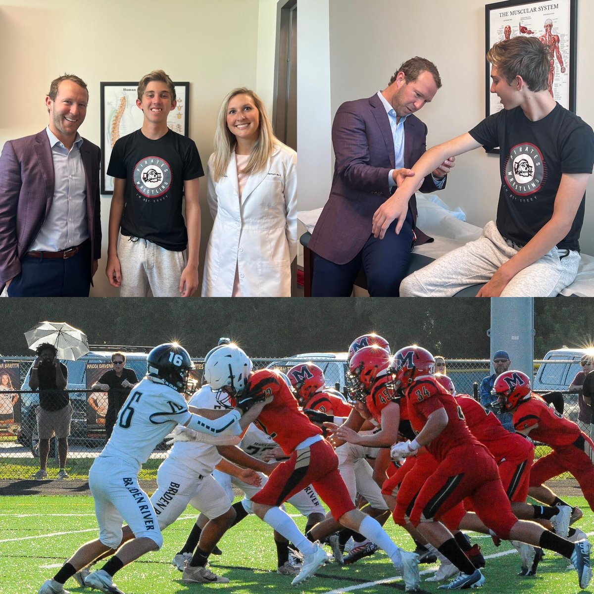 When Mason had an injury in cross country his mother knew exactly where to take him.  Dr. R. Stephen Otte and Amanda Notley, PA-C  were able to help Mason and get him back on the football field quickly. Click here to learn more about Dr. Otte: ow.ly/zA4z50LKVCk