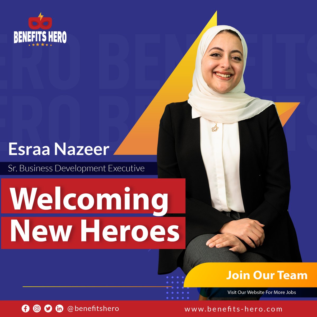 Benefits_Hero's tweet photo. We’re adding some new heroes to the squad 😍
The latest additions to our team are some of the most brilliant minds in the industry with awesome superpowers.

#TeamWork #NewlyHired #WorkHero #team https://t.co/yqK4Y0axtw