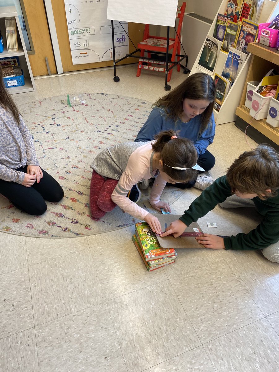 V-O 3rd graders experiment with friction.