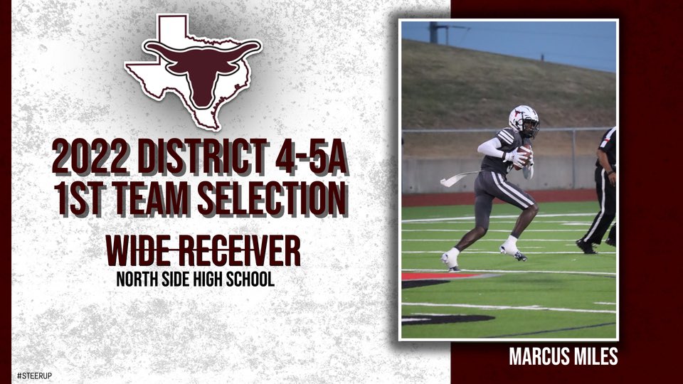 NSSteerFootball's tweet photo. Congratulations to our 2022 District 4-5A 1st Team Selections‼️
@BrandonBForrest 
@Mmiles004 
@ra_lph4218 
@TrustinHolland3 
#SteersUp🤘🏽
📷 @yeseniaalexiss https://t.co/oRcO2Jj1cU