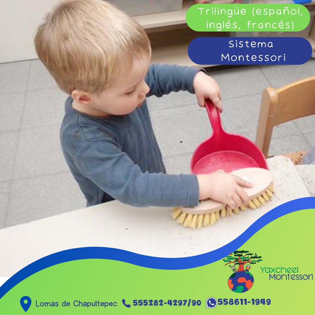 En Yaxcheel Montessori nos enfocamos en desarrollar la autodisciplina y la independencia de los pequeños.
¡Educamos para la vida!
Para mayores informes llama al:
Tel. 555282-4297/90
Cel. 558611-1949