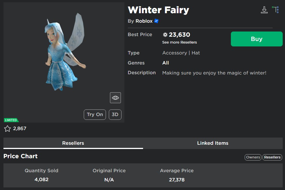 Winter Fairy - Roblox