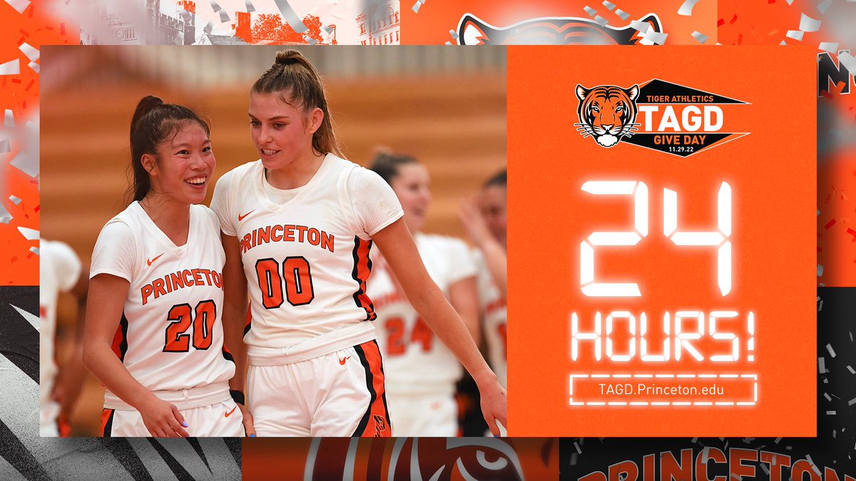 Tiger Athletics Give Day is coming up tomorrow on 11/29‼️⏰ 

Please consider donating to our program: TAGD.Princeton.edu 

The goal: enhance our players’ student-athlete experience and invest in (more) championship moments! 🏆

Your support means everything to us!🧡🖤