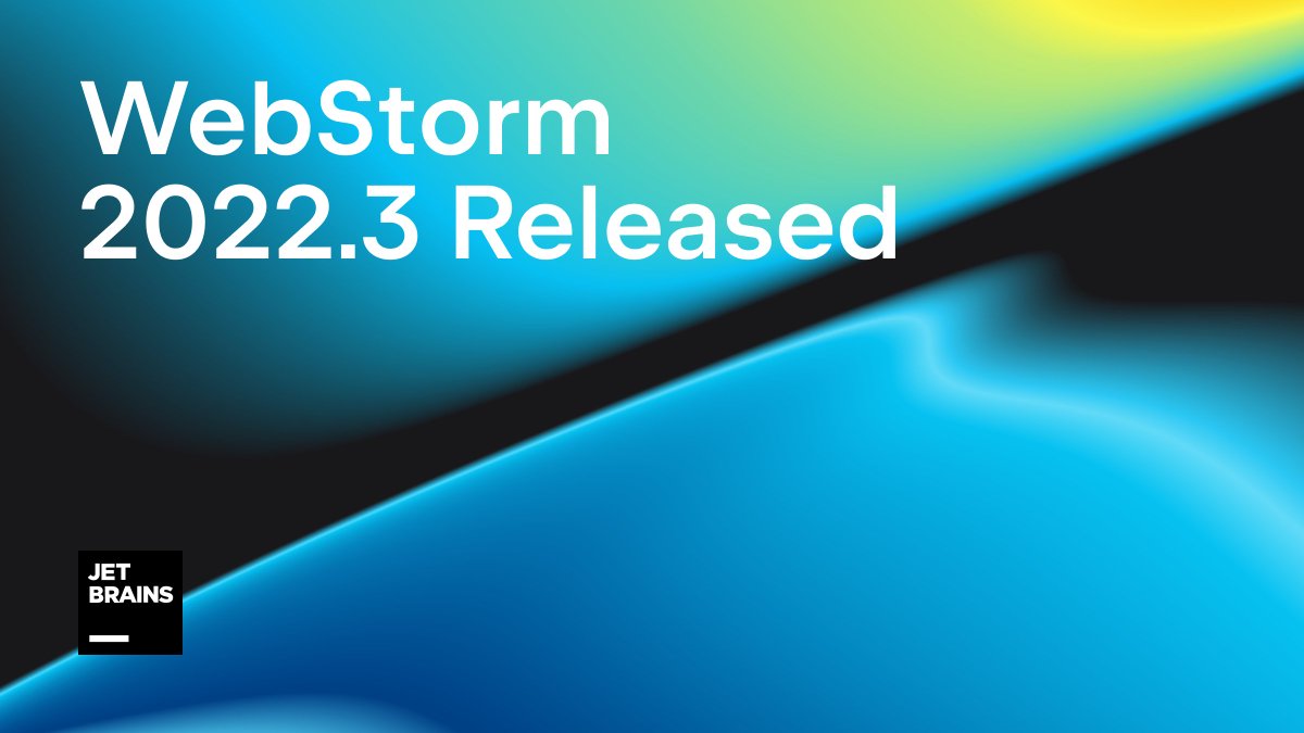 WebStorm, a JetBrains IDE tweet media