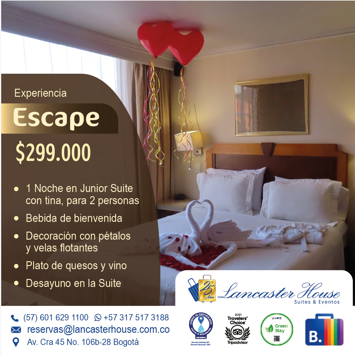 LancasterHouse's tweet photo. ❤❤❤ QUE LO ÚNICO QUE TE ENAMORE NO SEA EL FÚTBOL ❤❤❤
¡Reserva y disfruta nuestras experiencias románticas y no te quedes fuera de lugar!
📱 317 517 3188
#LancasterHouse #ExperienciasRomanticas #Enamorate #Planesparaparejas #Paralosdos #Mundial #quehacerenbogota https://t.co/7IDdpCjns2