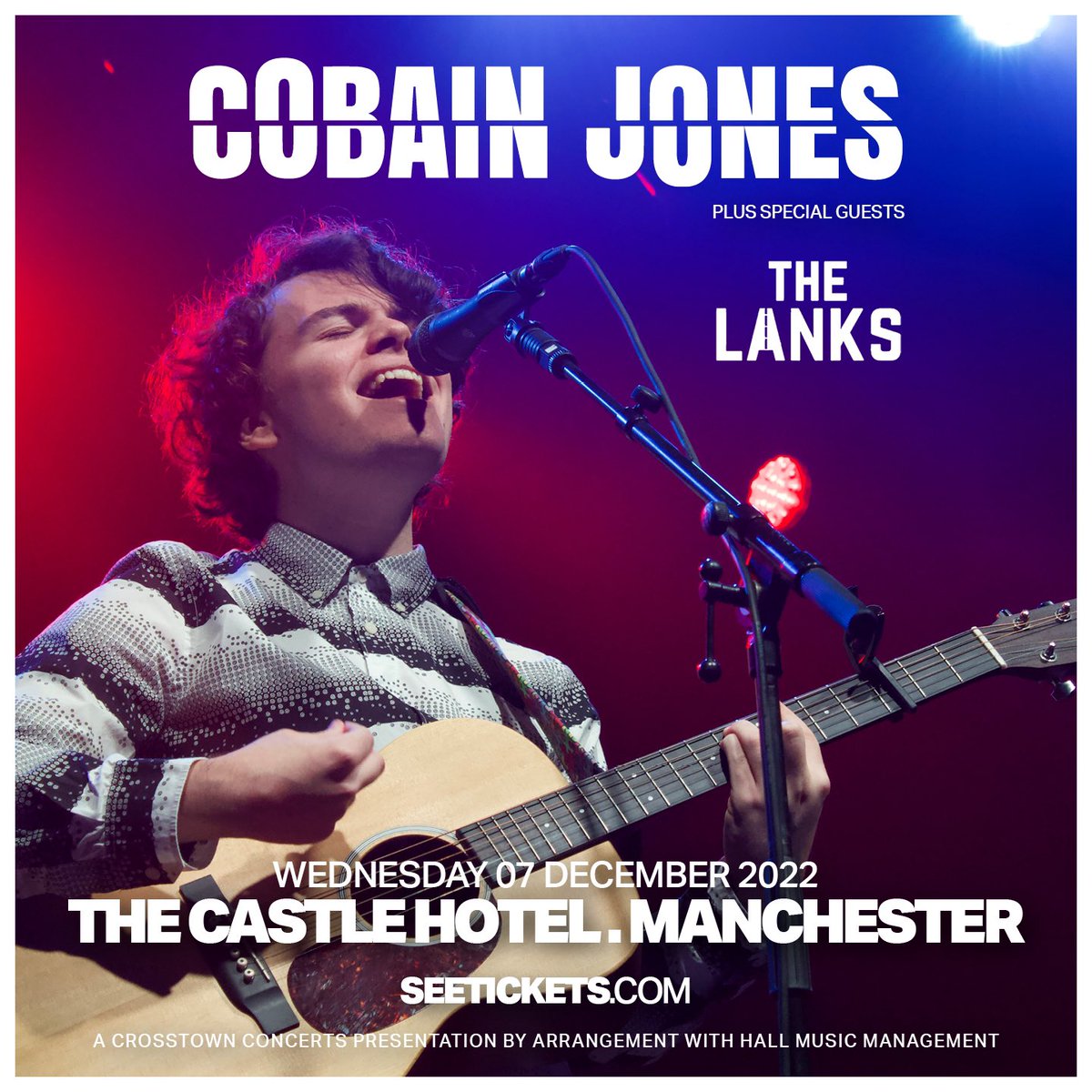 Cobain_Jones's tweet photo. 2 weeks til I headline the Castle 2 years on from when I should’ve done it. Supported by @the_lanks who are mint. Get your tickets here: https://t.co/LmCtMC0f6m https://t.co/Y4P8YyGr1t