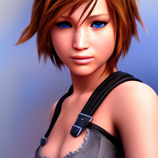 artisticstyleai's tweet photo. Portrait of Jennifer Lawrence using the kingdom hearts style #Dreambooth #StableDifussion #KingdomHeartsStyle #KingdomHearts https://t.co/PmvW7KhEvc