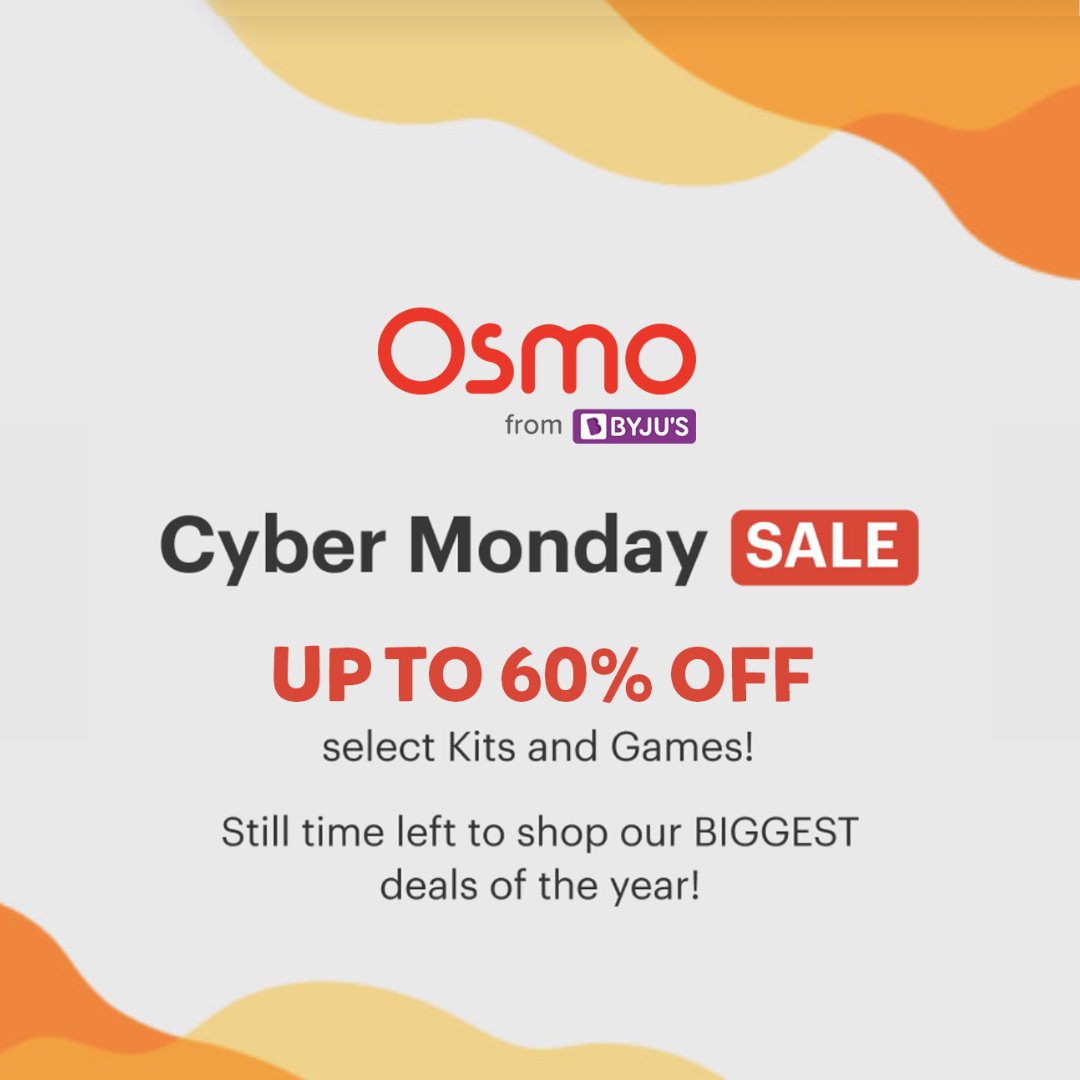 Hurry! Shop playosmo.com/en/shopping/fe…. There's still time to grab our BIGGEST deals of the year! #MeetOsmo #LearningWellPlayed