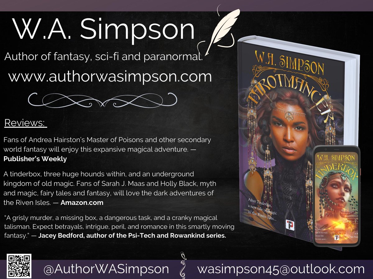 AuthorWASimpson's tweet photo. Hey peeps! In the cover reveal of Tarotmancer, (scroll down) I asked for opinions on my design for my new car magnet. I'd still like to know. What do you think? #writersoftwitter #writertwit #readertwit #authortwit #writer #writing #fantasy #fantasybooks  #books #BookTwitter https://t.co/caqa8WwBYT