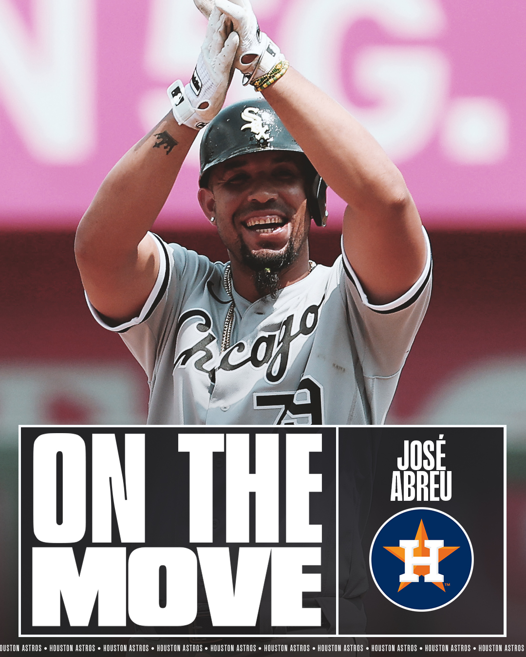 FAX Sports: MLB on X: Jose Abreu explains why he signed with the Astros.   / X