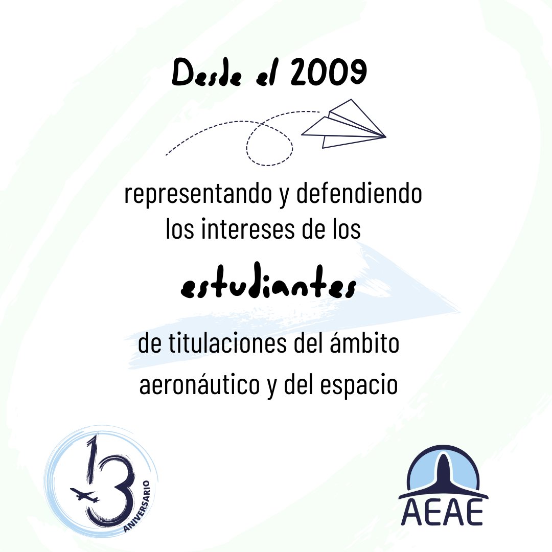 ¡Hoy celebramos el 13º aniversario de la AEAE! 🥳