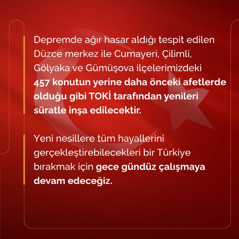 Akparti's tweet photo. Cumhurbaşkanımız Recep Tayyip Erdoğan’ın, Cumhurbaşkanlığı Kabine Toplantısı sonrası öne çıkan açıklamaları.
