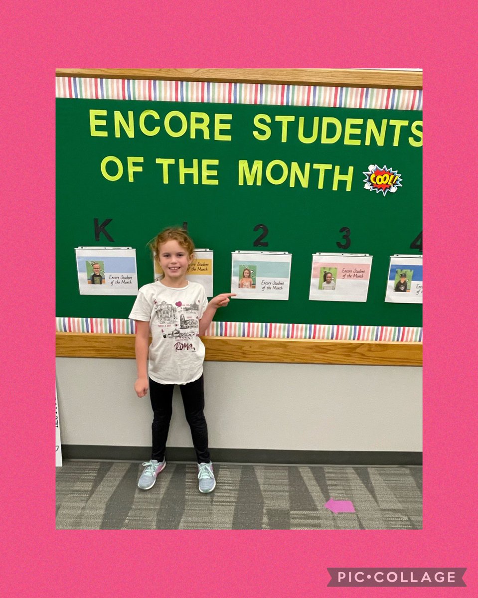 We came back from break &amp; this sweet girl was named Second Grade Encore Student of the Month for November!! Way to go! #awesome #yourock #proudteacher #DragonProud #InspireExcellence <a href="/rockenbaughES/">Rockenbaugh ES</a> <a href="/Carrollisd/">Carroll ISD</a>