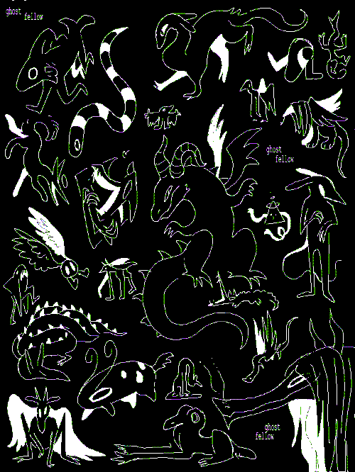 ghostfellow's tweet photo. been having fun doodling some guys in Paint98 https://t.co/VBpHwcblpP