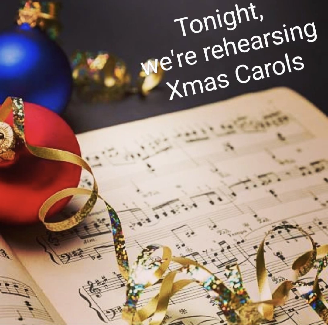Tonight we're rehearsing Xmas songs and we'll pick among them our selection for our fundraiser caroling.
- The Christmas Song (Chesnut Roasting...)
- Have Yourself a Merry Little Xmas 
- The Little Road to Bethlehem
- Lully, Lulla, Lullay
and more... 

#London #choir #LondonSings